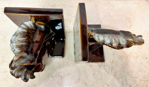 Vintage Original Horse Head Stallion Bookends | eXibit collection