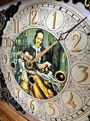 Vintage German Franz Hermle Westminster Chime Mantel Clock | eXibit collection