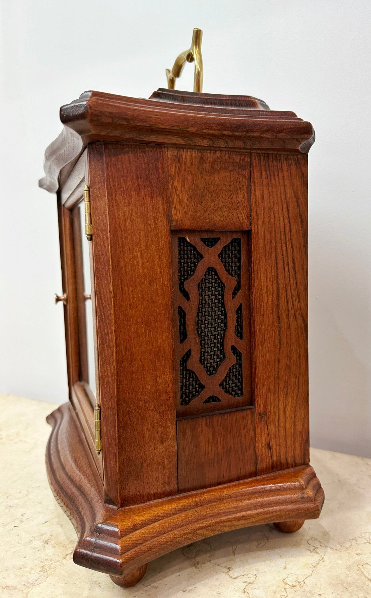 Vintage German Franz Hermle Westminster Chime Mantel Clock | eXibit collection