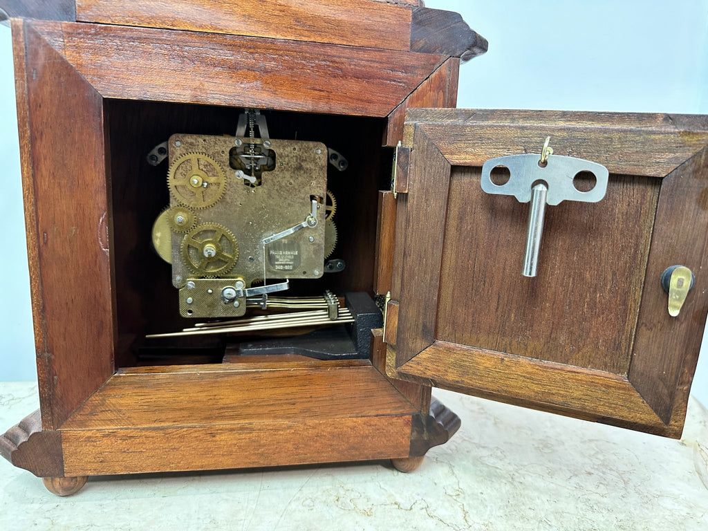 Vintage German Franz Hermle Westminster Chime Mantel Clock | eXibit collection