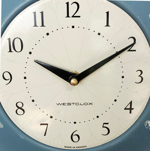 Vintage Original WESTCLOX Battery Wall Clock | eXibit collection