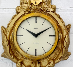 Vintage Smiths Sectronic Thermometer & Barometer Quartz Wall Clock | eXibit collection