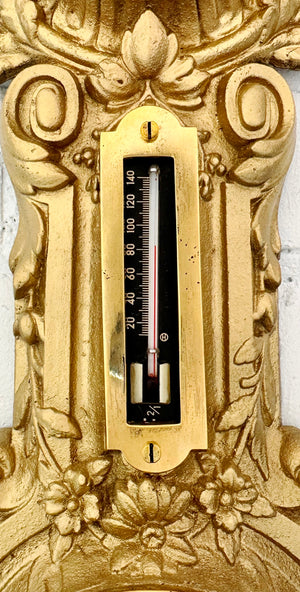 Vintage Smiths Sectronic Thermometer & Barometer Quartz Wall Clock | eXibit collection