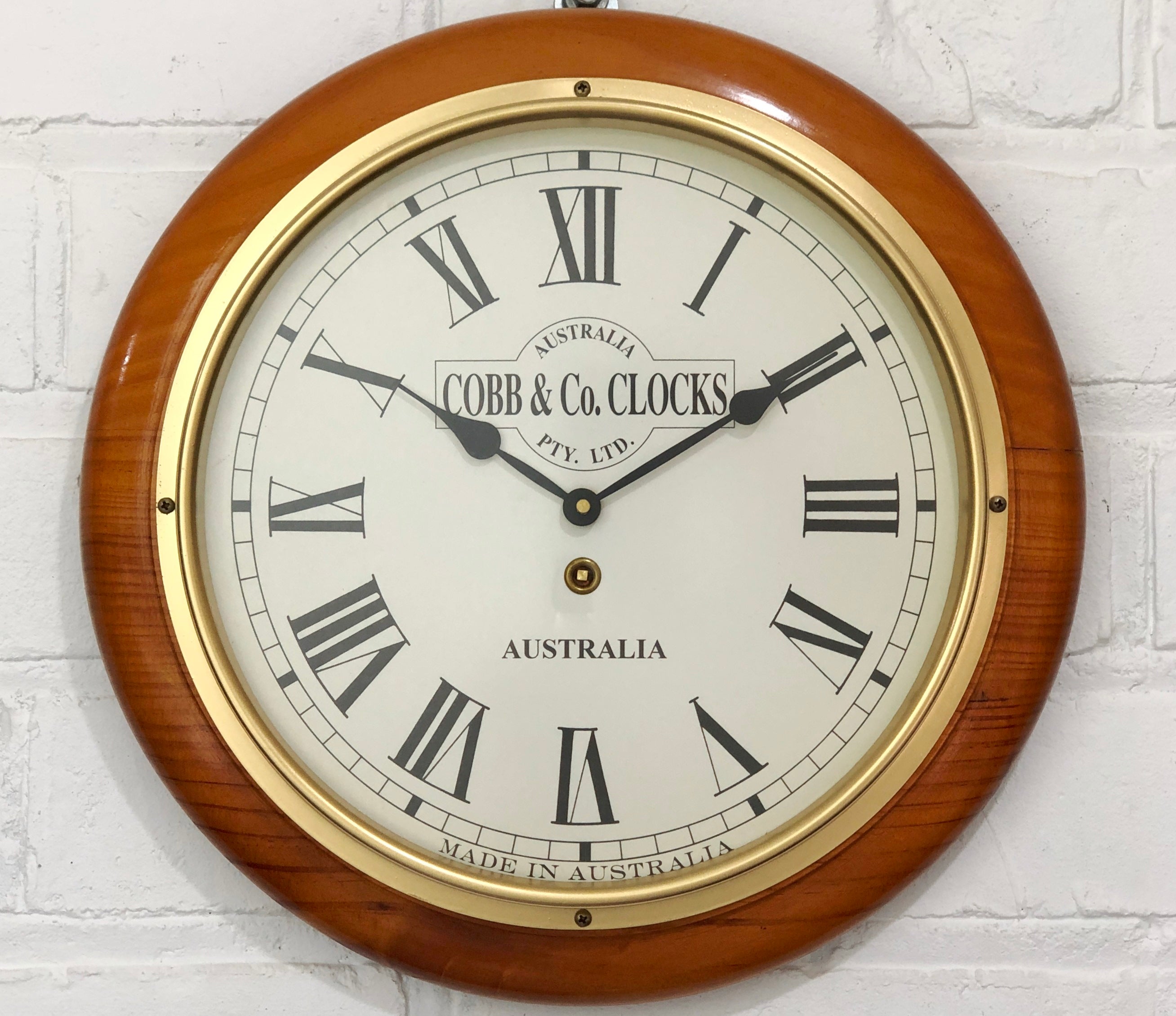 Vintage Style COBB & Co Station Battery Wall Clock | eXibit collection