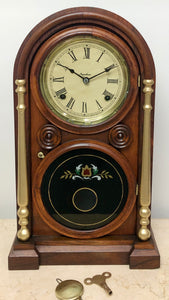 Antique INGRAHAM Cathedral Mantel Clock | eXibit collection