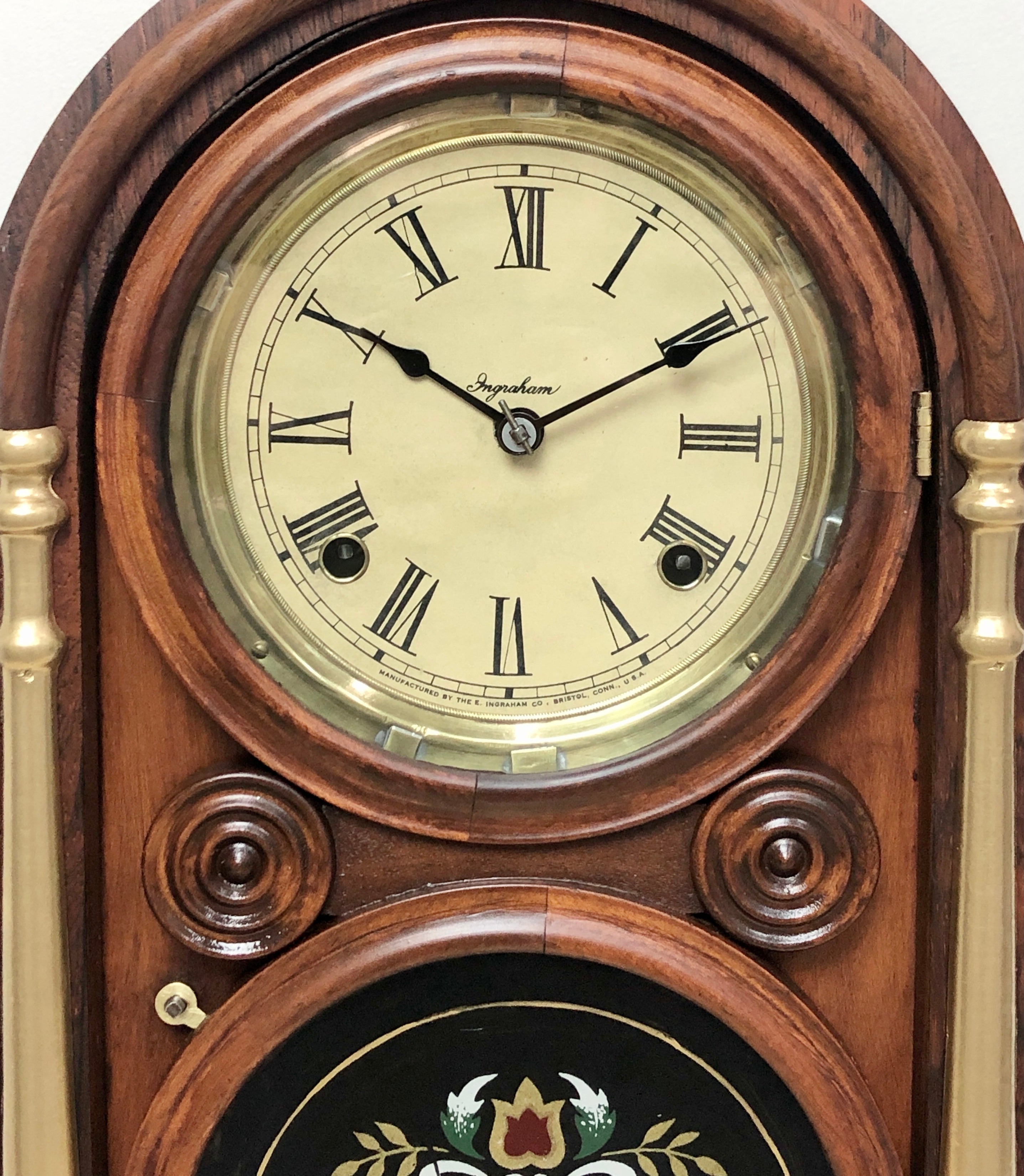 Antique INGRAHAM Cathedral Mantel Clock | eXibit collection