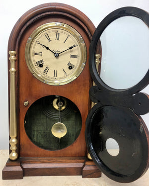 Antique INGRAHAM Cathedral Mantel Clock | eXibit collection