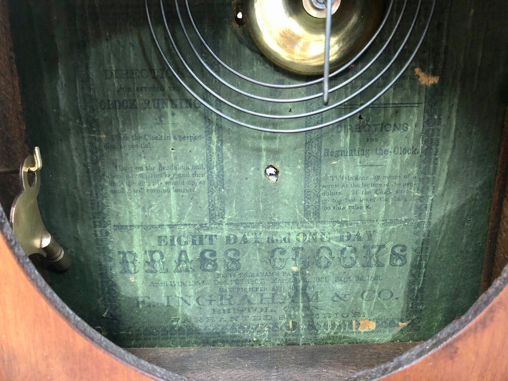 Antique INGRAHAM Cathedral Mantel Clock | eXibit collection