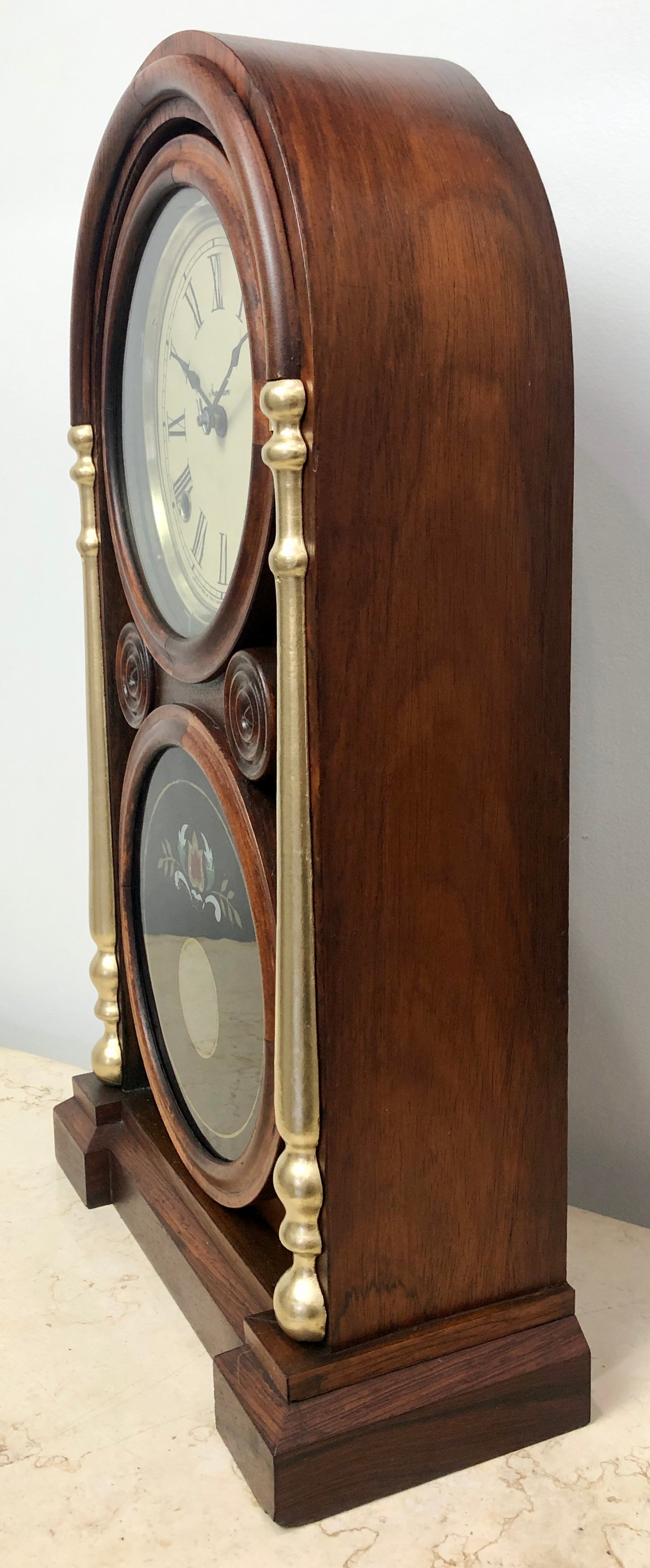 Antique INGRAHAM Cathedral Mantel Clock | eXibit collection