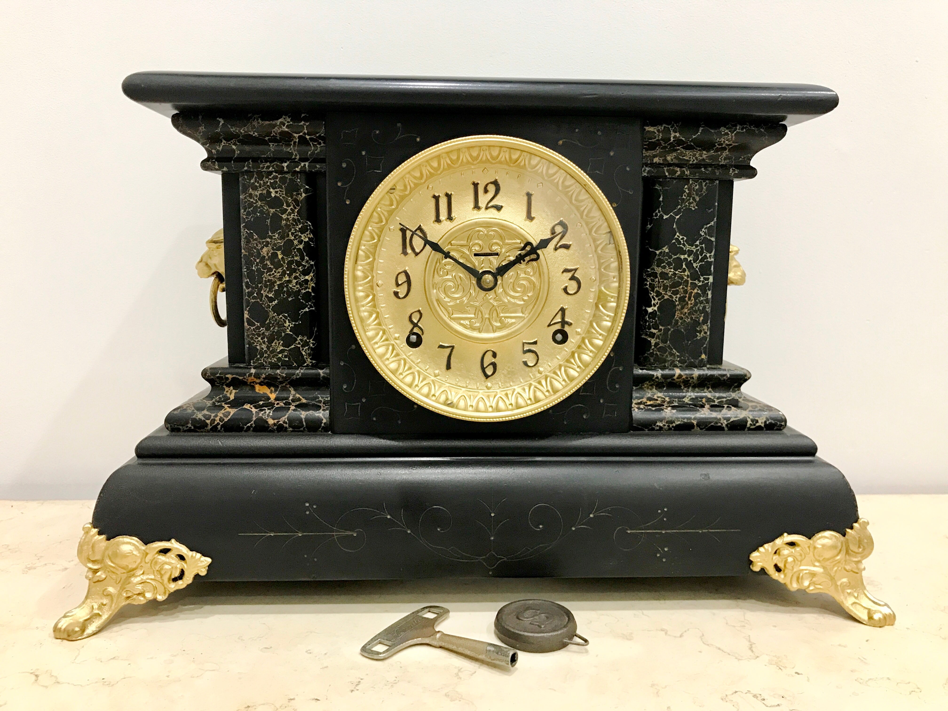 Original Antique Mantel Clock | eXibit collection