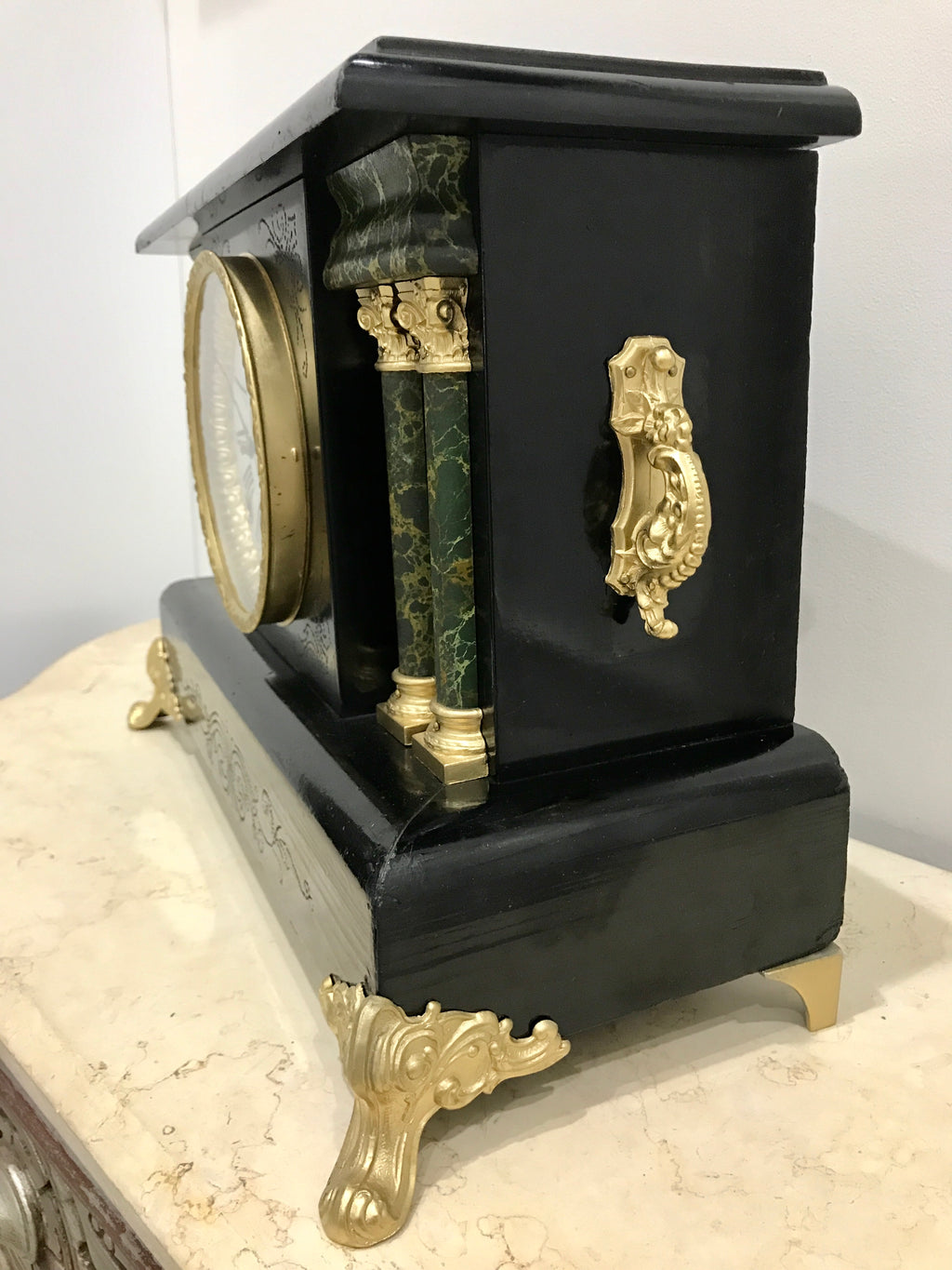 Original Antique Sessions Mantel Clock | eXibit collection