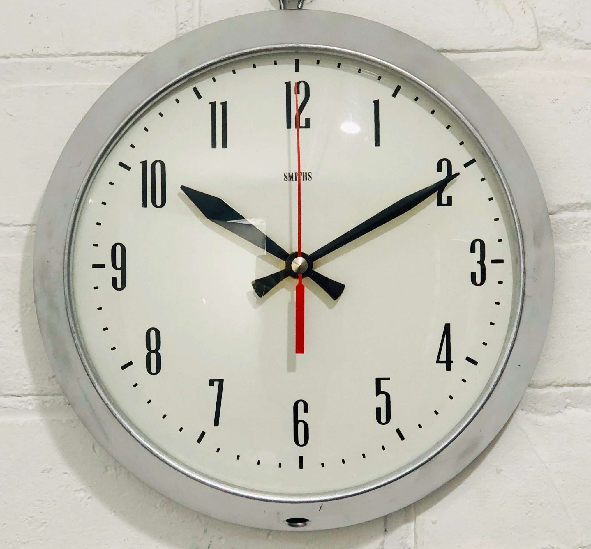 Vintage SMITHS Battery Wall School Clock | eXibit collection