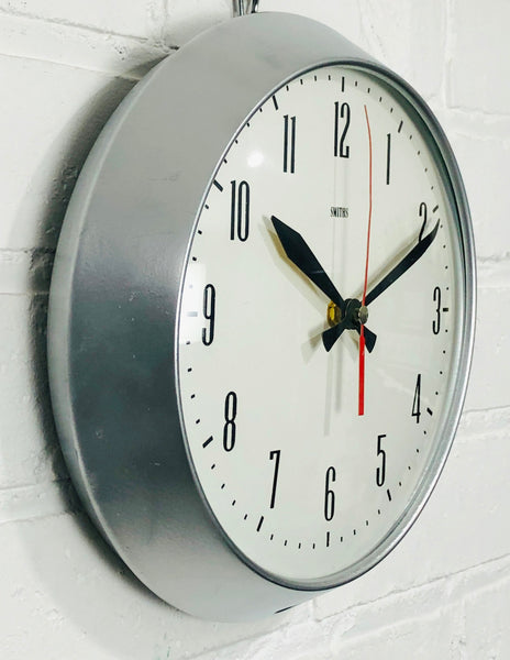 Vintage SMITHS Battery Wall School Clock | eXibit collection