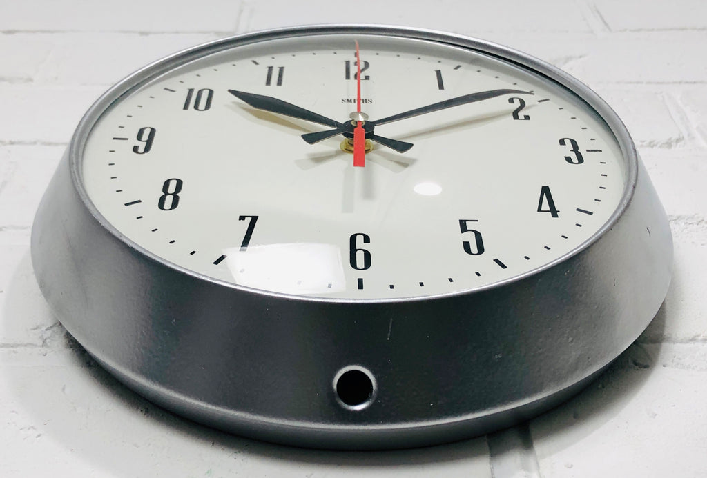 Vintage SMITHS Battery Wall School Clock | eXibit collection