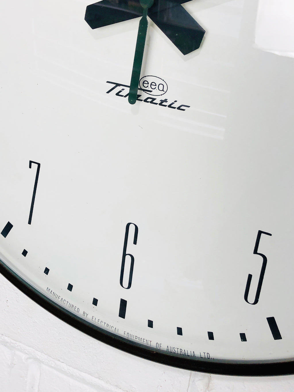 Vintage TIMATIC Battery Station Wall School Clock | eXibit collection