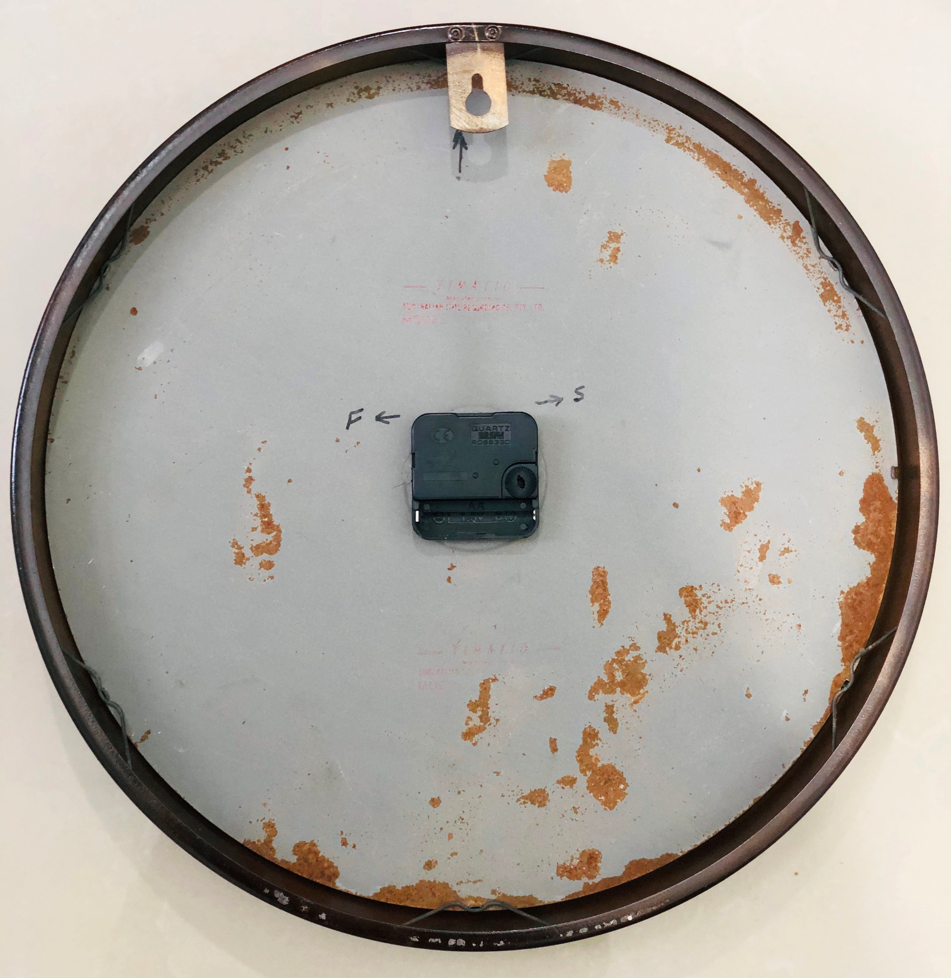 Vintage TIMATIC Battery Station Wall School Clock | eXibit collection