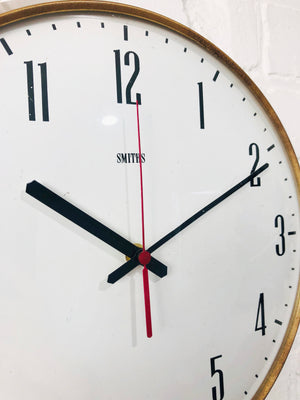 Vintage SMITHS Battery Wall School Clock | eXibit collection