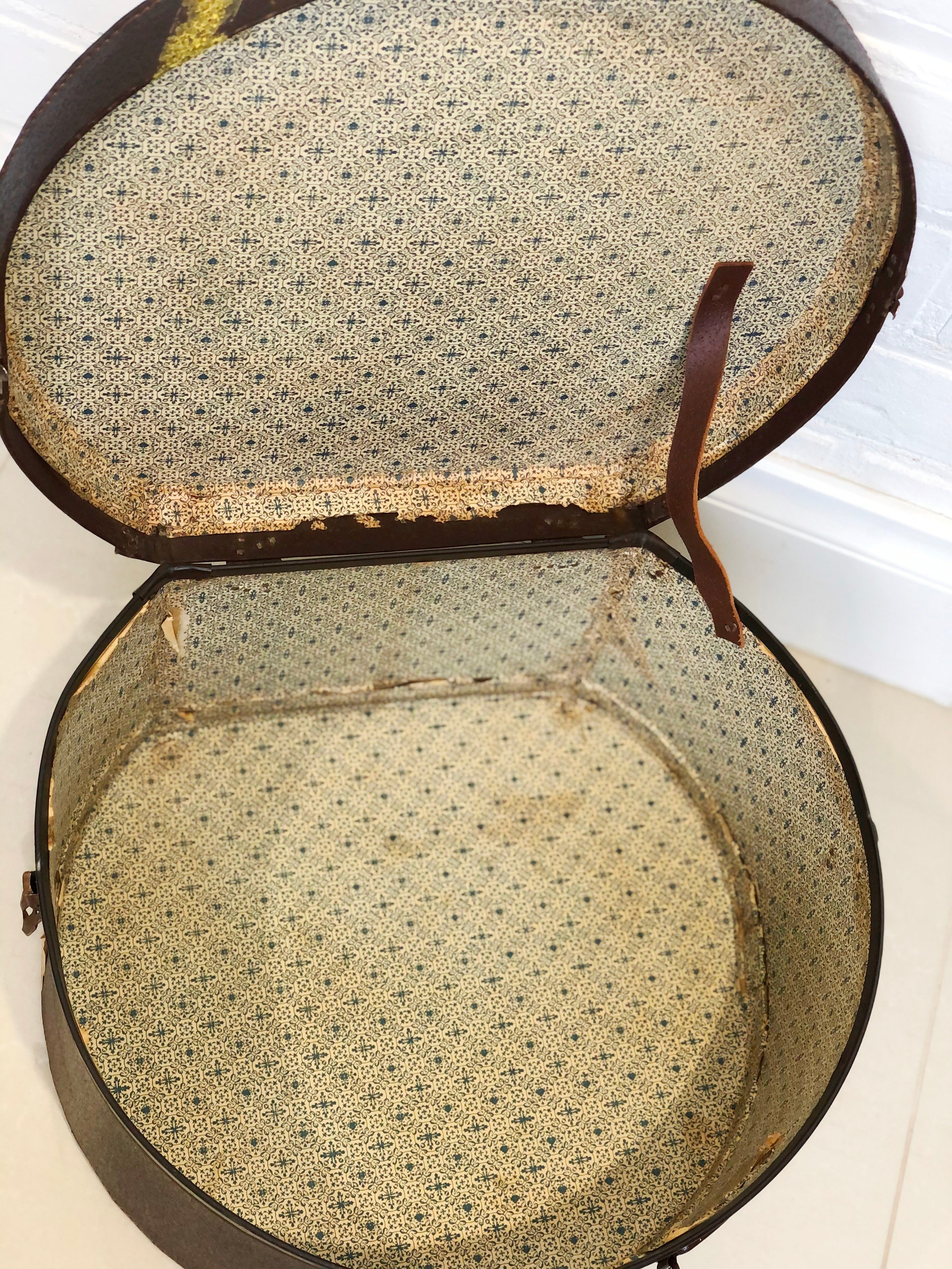 Vintage Hat Box Travel Case | eXibit collection