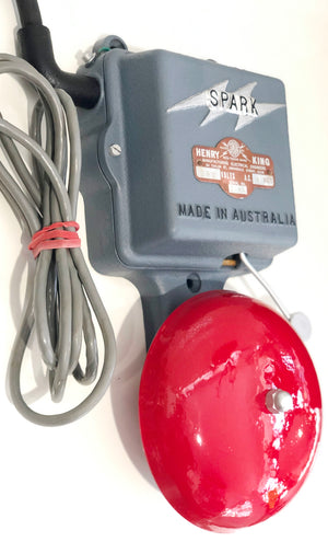 Vintage Cast Iron SPARK Fire Alarm Bell | eXibit collection