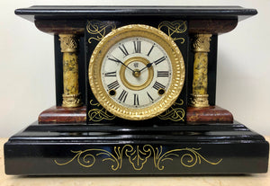 Antique Original WATERBURY Mantel Clock | eXibit collection