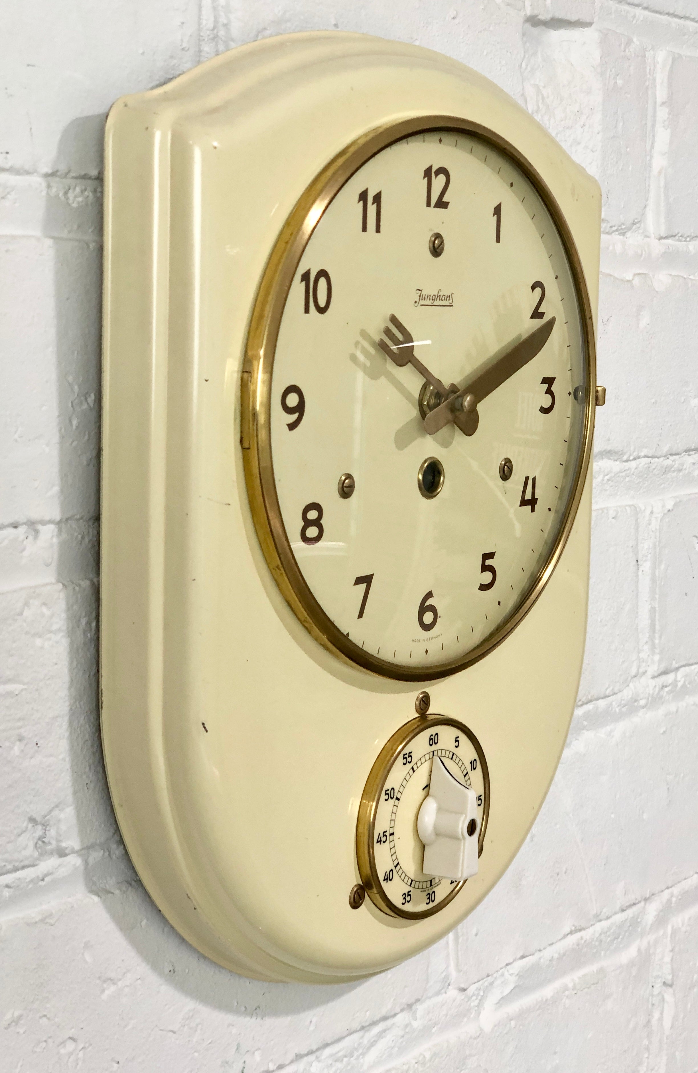 Vintage Junghans Kitchen Timer Wall Clock | eXibit collection