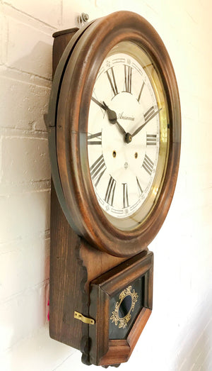Original Antique Ansonia Wall Clock | eXibit collection