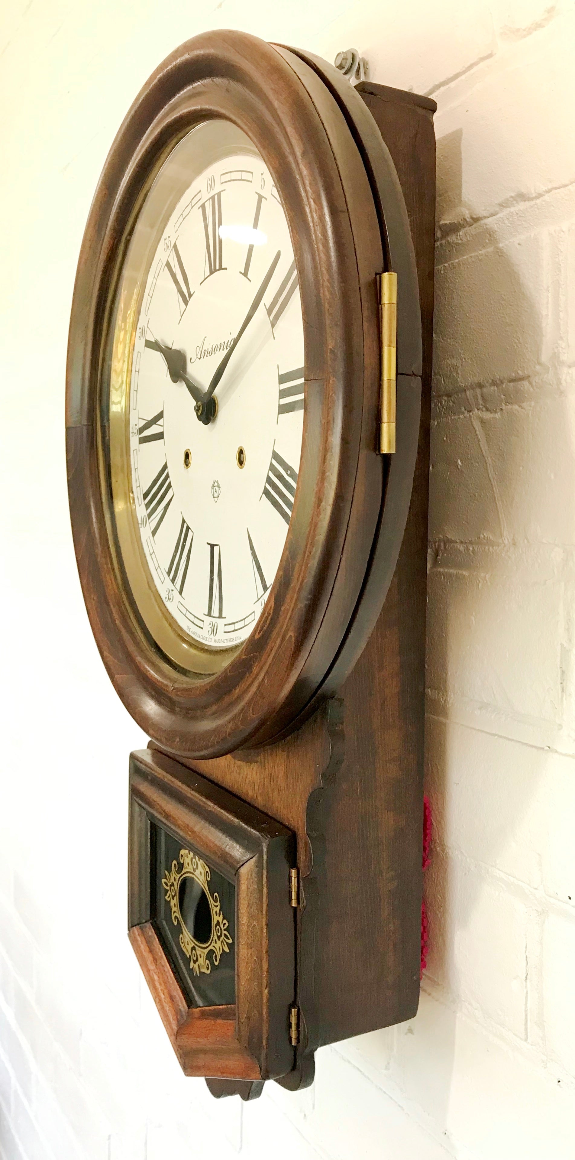 Original Antique Ansonia Wall Clock | eXibit collection