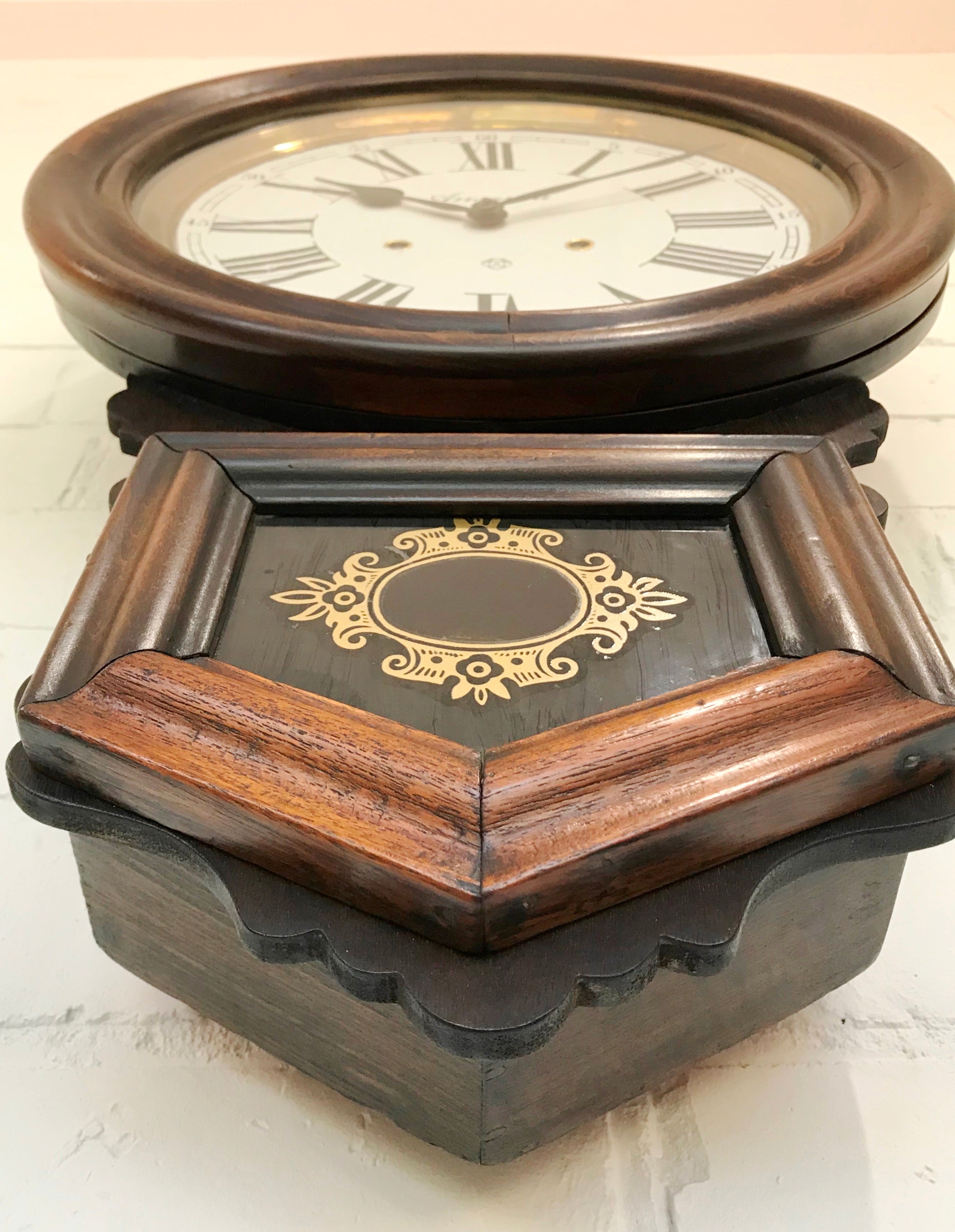 Original Antique Ansonia Wall Clock | eXibit collection