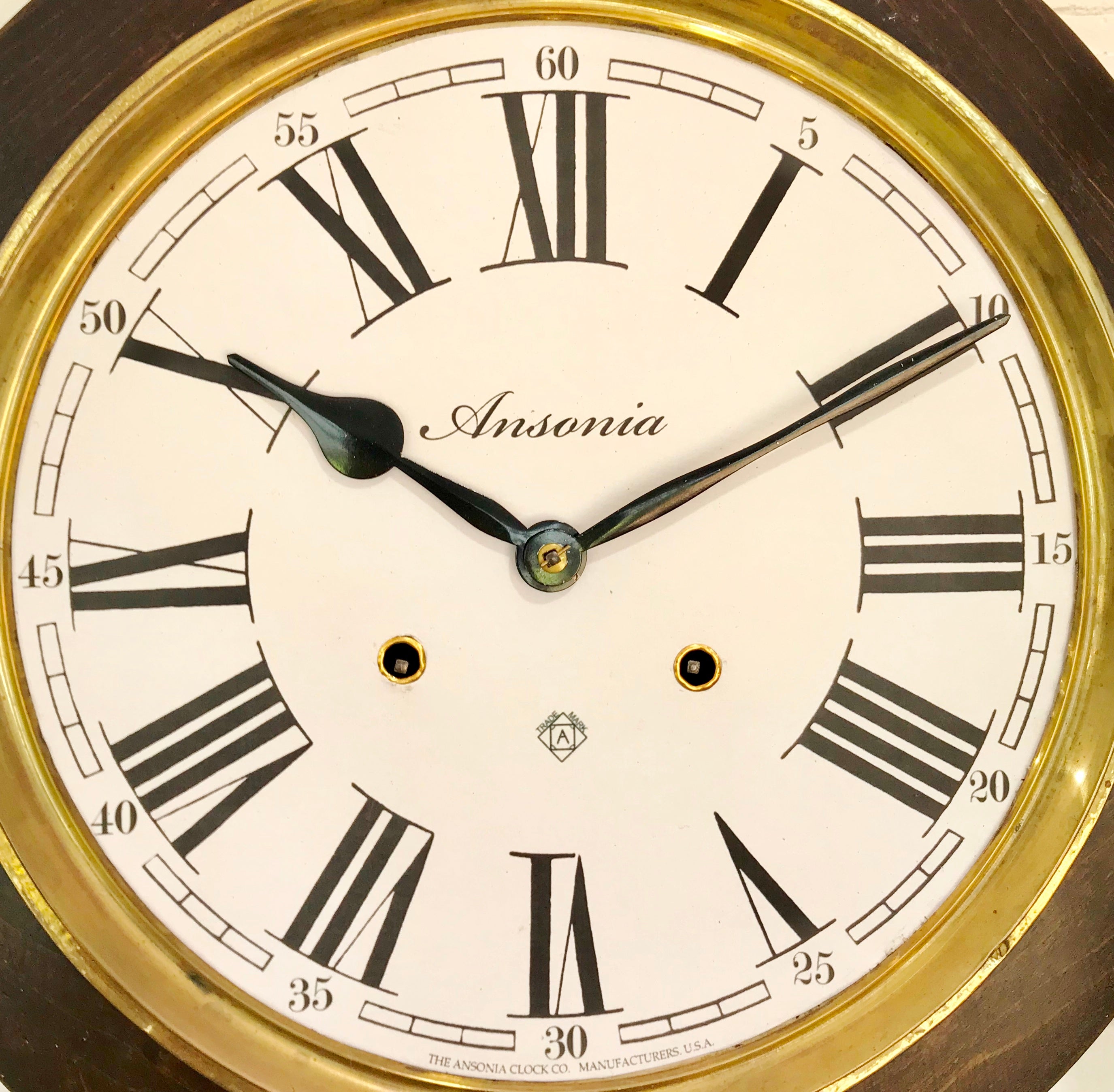 Original Antique Ansonia Wall Clock | eXibit collection