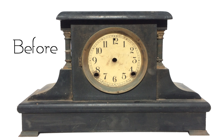 Antique Quartz Mantel Clock | eXibit collection