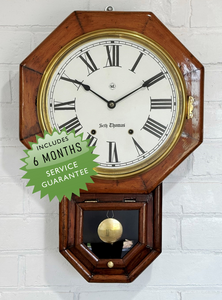 Original Antique Seth Thomas Hammer Chime Wall Clock | eXibit collection