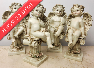 Vintage Hand Made Cherub / Cupid Ornament | eXibit collection