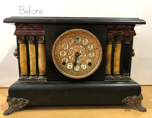 Antique Sessions USA Battery Mantel Clock | eXibit collection