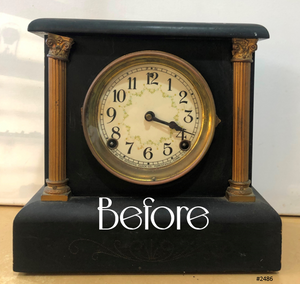 Antique Sessions USA Bell & Hammer Chime Mantel Clock | eXibit collection