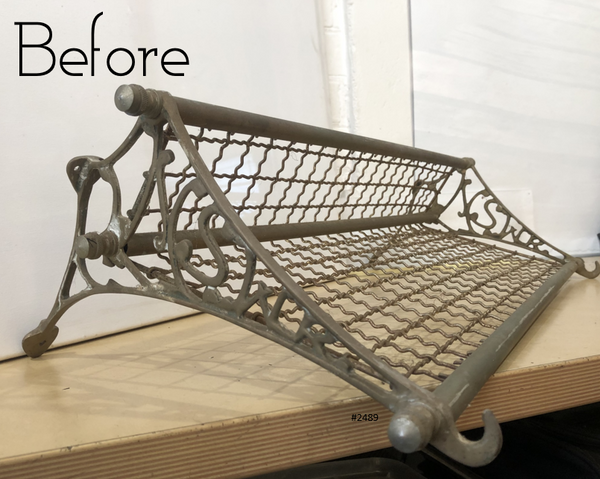 Vintage NSWR Cast Iron and Brass Railway Luggage Rack | eXibit collection