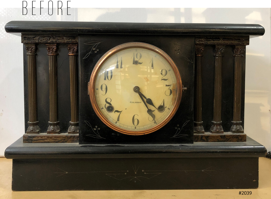 Antique GILBERT Chime U.S.A Mantel Clock | eXibit collection