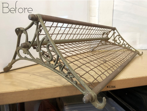 Vintage NSWR Railway Brass Luggage Rack | eXibit collection