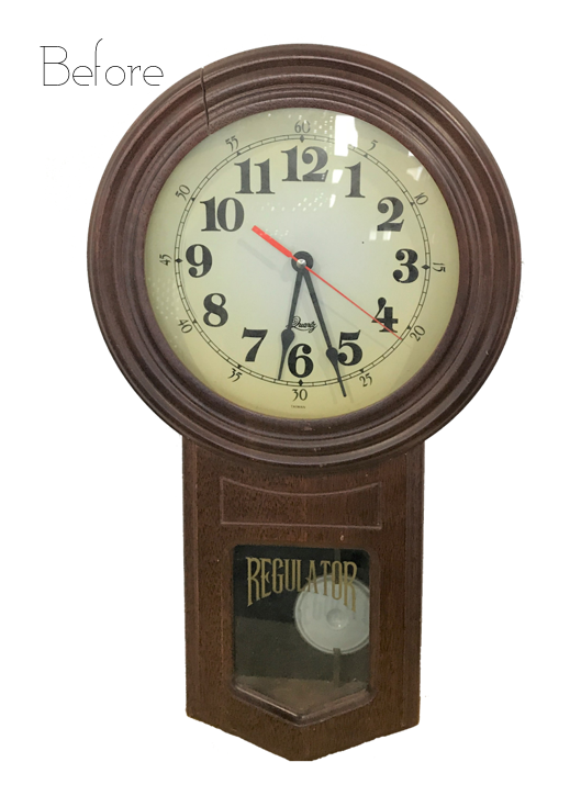 Vintage Regulator Wall Clock | eXibit collection