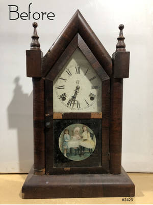 Antique Waterbury Cathedral Hammer on Coil Chime Mantel Clock | eXibit collection