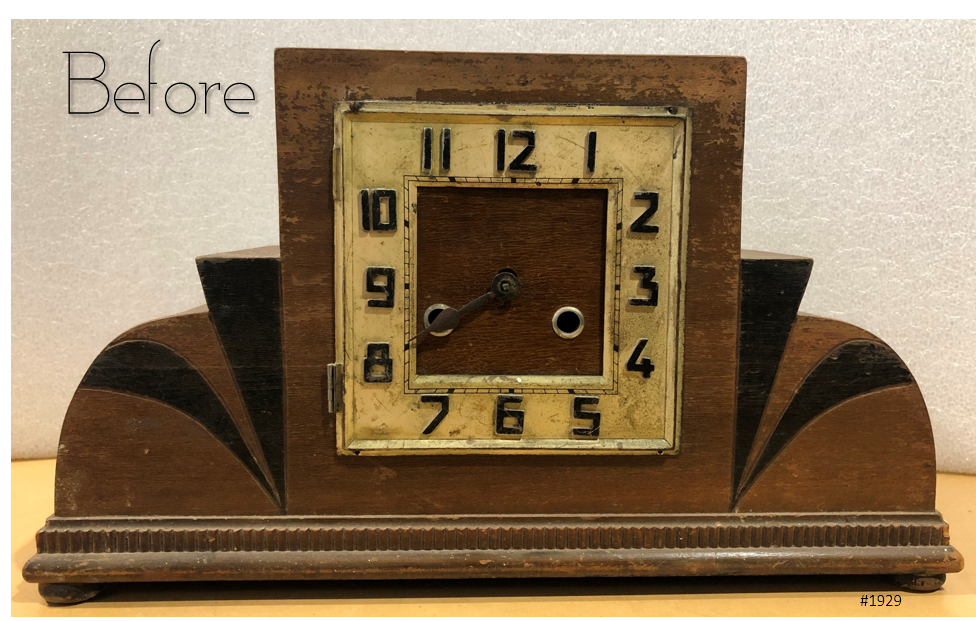 Vintage Chime Art Deco Mantel Clock | eXibit collection