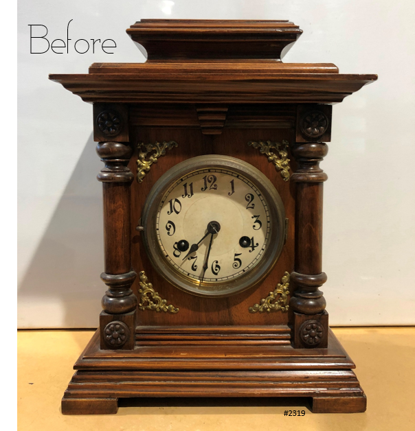 Antique JUNGHANS Hammer on Coil Chime Mantel Clock | eXibit collection