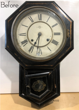 Vintage SEIKOSHA Hammer Chime Octagon Wall Clock | eXibit collection