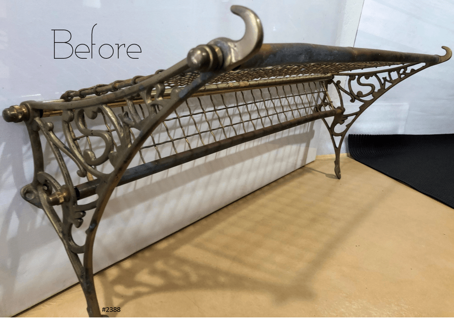 Train Letter Rack Vintage NSWR Railway Train Luggage Rack | Adelaide Clocks