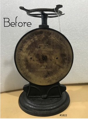 Vintage Cast Iron SALTER Kitchen Scale | eXibit collection