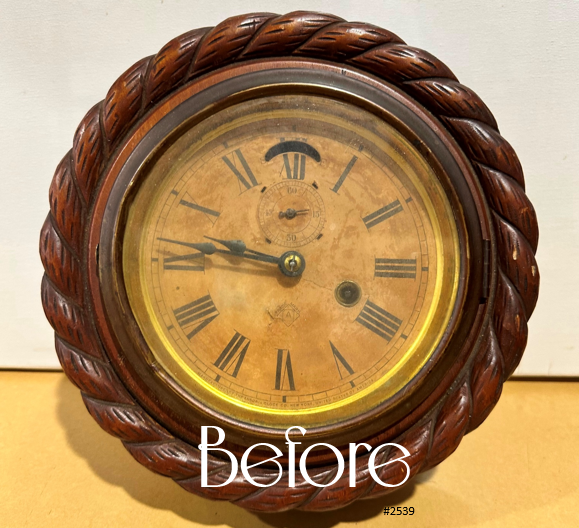 Antique Ansonia Cable Lever Wall Clock | eXibit collection