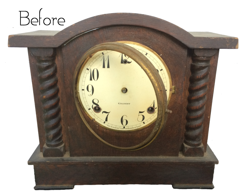 Restored Original Gilbert Mantel Clock | eXibit collection