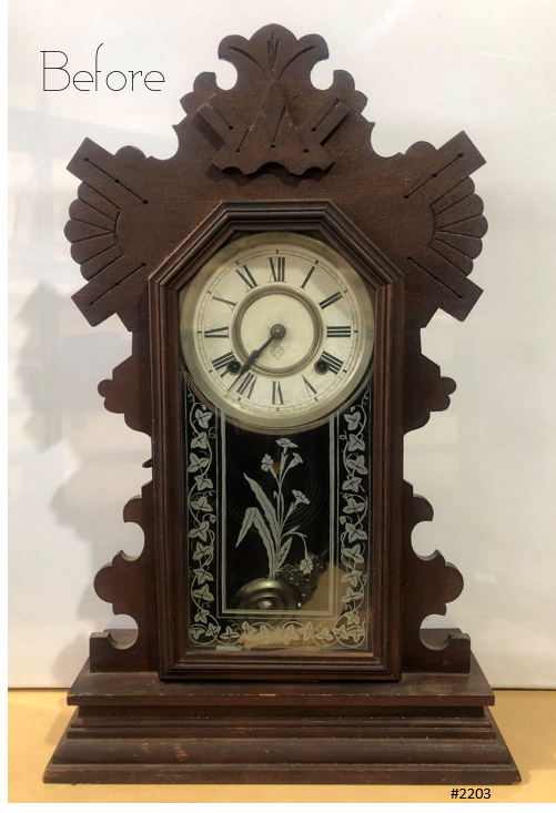 Antique ANSONIA U.S.A Cottage Chime Mantel Clock | eXibit collection