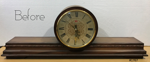 Vintage Frontier Battery Mantel Clock | eXibit collection