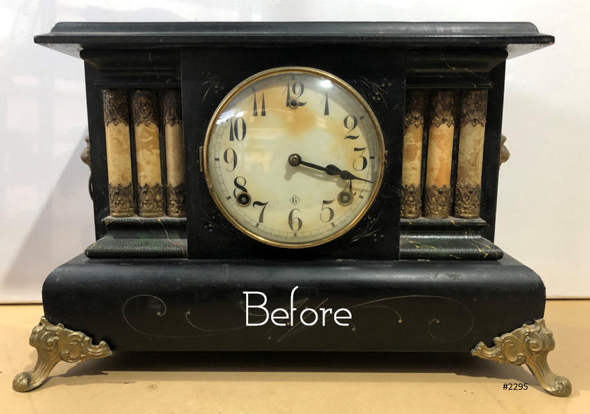 Antique Gilbert Hammer Chime Mantel Clock | eXibit collection