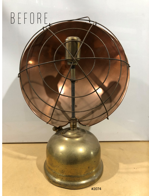 Vintage Brass and Copper TILLEY Radiator Lamp | eXibit collection